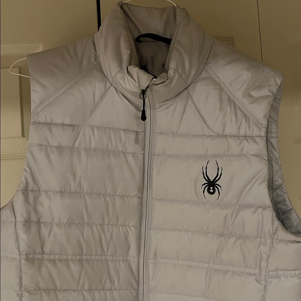 Spyder Light Gray Puffer Vest